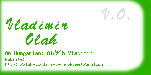 vladimir olah business card